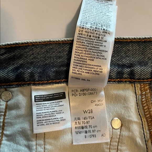 Levi’s Maxi Denim Skirt NWT Size 28 - Picture 15 of 16